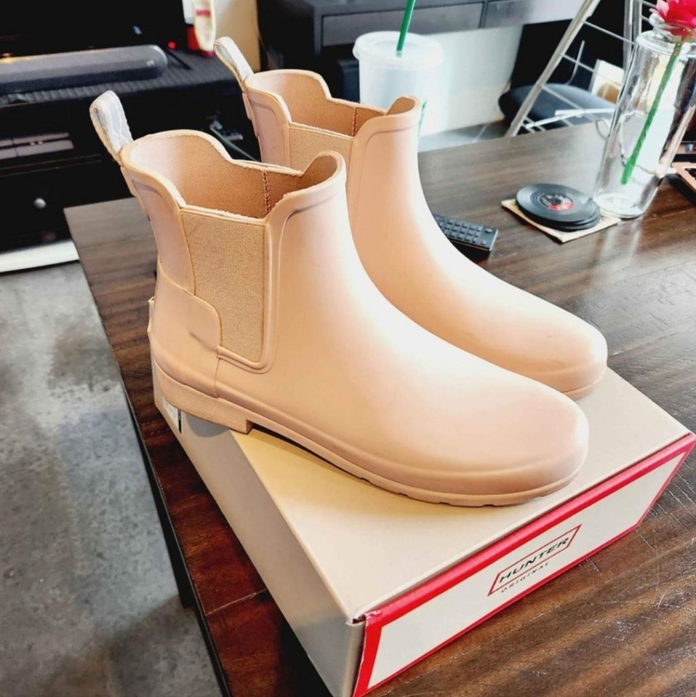 Hunter refined chelsea Boots